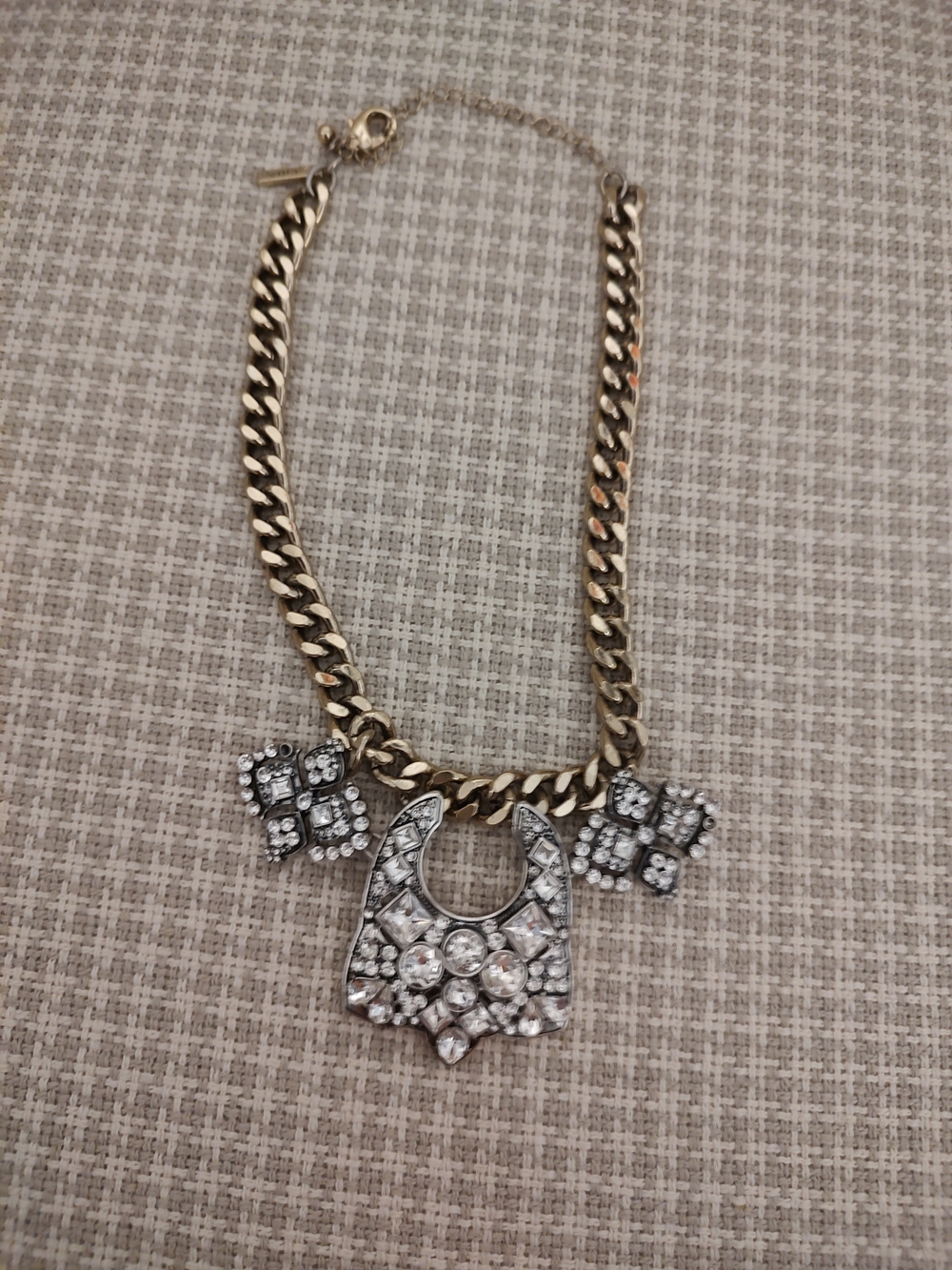 Gold-Tone Crystal Statement Necklace - Women Jewelry